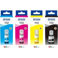 4x atrament Epson 112 CMYK L15150 L15160 L6570 M15140