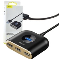 Baseus 3XUSB-A a MicroUSB adaptér, adaptér Baseus 3XUSB-A a MicroUSB adaptér, adaptér