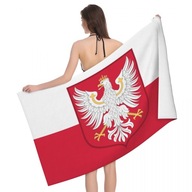 TOWEL vlajka Poľského kráľovstva priedušná mikro TOWEL vlajka Poľského kráľovstva priedušná mikro