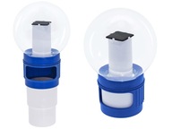 svietiaci DÁVKOVAČ BAZÉNOVEJ CHEMIE, plavák na 6 tabliet + LED solárna lampa svietiaci DÁVKOVAČ BAZÉNOVEJ CHEMIE, plavák na 6 tabliet + LED solárna lampa