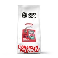 John Dog Good Form kura s hovädzím mäsom 12 kg pre veľké plemená psov John Dog Good Form kura s hovädzím mäsom 12 kg pre veľké plemená psov