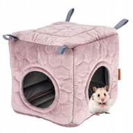 CUBE HOUSE 2 VSTUPY Škrečok Myš Králik Krysa Degu 22x22cm uKory CUBE HOUSE 2 VSTUPY Škrečok Myš Králik Krysa Degu 22x22cm uKory