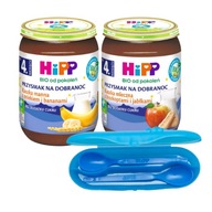 HiPP Kaša na večeru 2x190g + 2 modré. lyžičky HiPP Kaša na večeru 2x190g + 2 modré. lyžičky