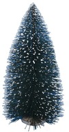 Vianočný stromček so snehom - na ozdobenie betlehemov - výška 16 cm