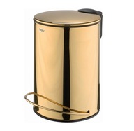 BALIV GOLDEN kúpeľňový odpadkový kôš, zlatý, 3l BALIV GOLDEN kúpeľňový odpadkový kôš, zlatý, 3l