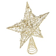 1ks Iron Star Glitter Vianočná ozdoba