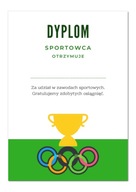 Diplom SPORTSMAN A4 za športové úspechy