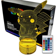 Pokemon Pikachu 3D LED LAMP nočná lampa Pokemon Pikachu 3D LED LAMP nočná lampa