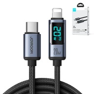 JOYROOM KÁBEL LIGHTNING - USB C 20W 1,2m S DISPLEJOM PRE IPHONE JOYROOM KÁBEL LIGHTNING - USB C 20W 1,2m S DISPLEJOM PRE IPHONE
