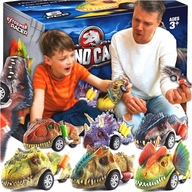 DINOSAUR HRAČKY RIADENÉ AUTÍČKY SET MINI AUTÍČKY 6 ks T-Rex DINOSAUR HRAČKY RIADENÉ AUTÍČKY SET MINI AUTÍČKY 6 ks T-Rex
