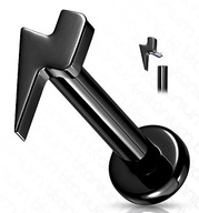 TITANIUM LABRET, TYTAN G23 1,2/6/3 mm blesk TITANIUM LABRET, TYTAN G23 1,2/6/3 mm blesk