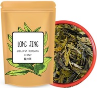 LONG JING zelený listový čaj Longjing LUNG LONG JING zelený listový čaj Longjing LUNG