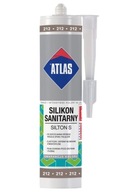ATLAS SILIKON S Sanitárny silikón 212 sivohnedý A 280 ATLAS SILIKON S Sanitárny silikón 212 sivohnedý A 280