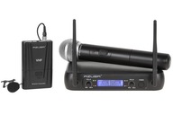 VHF mikrofón 2 kanály WR-358LD (1 x ručný mikrofón + 1 x klip)