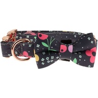 Módny glamour obojok pre psov s L-BOW Módny glamour obojok pre psov s L-BOW