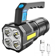 VÝKONNÁ NABÍJATEĽNÁ BATERKA, LED COB USB VYHĽADÁVANIE VÝKONNÁ NABÍJATEĽNÁ BATERKA, LED COB USB VYHĽADÁVANIE