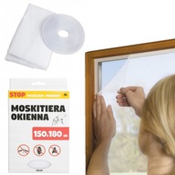 Moskytiéra SIEŤOVANÁ OKNO HMYZ Moskytiéry 150x180 + VELC