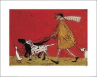 Sam Toft Doris so psami - prémiový plagát Sam Toft Doris so psami - prémiový plagát