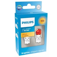 LED žiarovky Philips W21W jantárová AU60 oranžová