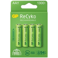 Batéria (NiMH) GP AA (R6) 1300 mAh 4 ks. Batéria (NiMH) GP AA (R6) 1300 mAh 4 ks.