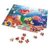 Puzzle + MENO Malá morská víla Ariel VZORY A4 35 ks Puzzle + MENO Malá morská víla Ariel VZORY A4 35 ks