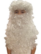 Pán Kleks Dlhá brada + mikulášska parochňa Santa Claus Vianočný outfit