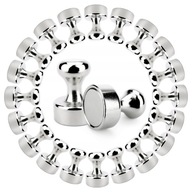 20x MAGNETY NA DOSKU, CHLADNIČKU, STRIEBRO 12x16 mm 20x MAGNETY NA DOSKU, CHLADNIČKU, STRIEBRO 12x16 mm