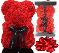 MEDVEĎ S RUŽAMI 25CM DARČEK NA VALENTÍNA PRE JEJ ČERVENÉ MEDVEĎ S RUŽAMI 25CM DARČEK NA VALENTÍNA PRE JEJ ČERVENÉ