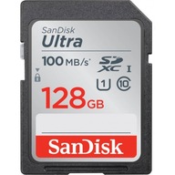 SANDISK 128 GB SD SDXC Class 10 ULTRA 100 MB UHS-1