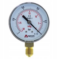 Suchý manometer Fi 63 od 0 do -1 bar 1/4'' Suchý manometer Fi 63 od 0 do -1 bar 1/4''