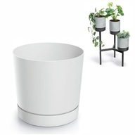 Hrniec biely 30cm pokrievka s podstavcom CLIC+DROP Hrniec biely 30cm pokrievka s podstavcom CLIC+DROP