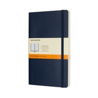 Zápisník Moleskine Classic L s jemnými zafírovými líniami