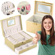 SET ŠPERKOVNÍCKA A KOZMETIKA ORGANIZÁTOR, ELEGANTNÉ KRABIČKY SET ŠPERKOVNÍCKA A KOZMETIKA ORGANIZÁTOR, ELEGANTNÉ KRABIČKY
