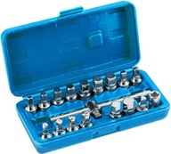 HOGERT HT8G321 Kľúč na vypúšťanie oleja 18 ks 3/8'' HOGERT HT8G321 Kľúč na vypúšťanie oleja 18 ks 3/8''