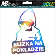 Nálepka na okno ELIZKA ON BOARD HOLOGRAM Nálepka na okno ELIZKA ON BOARD HOLOGRAM