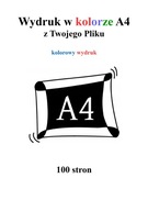 Farebná tlač A4 100 strán s PDF