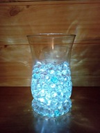 Sklenená váza led dekorácia vodné gule darček k narodeninám svadby