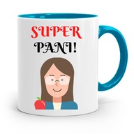 MODRÝ HRNČEK DARČEK DEŇ UČITEĽOV SUPER PANI MODRÝ HRNČEK DARČEK DEŇ UČITEĽOV SUPER PANI