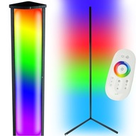MODERNÁ RGB LED rohová stojaca lampa + diaľkové ovládanie