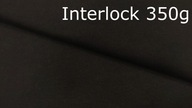 Interlockový úplet Čierna 350 g Interlockový úplet Čierna 350 g