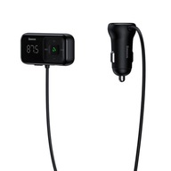 Bezdrôtový Bluetooth FM vysielač s nabíjačkou Baseus S-16 (Overseas edi Bezdrôtový Bluetooth FM vysielač s nabíjačkou Baseus S-16 (Overseas edi