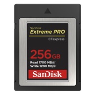 SanDisk EXTREME PRO CFexpress Type B 256GB 1700 MB/s