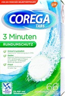 Corega, tablety na čistenie zubných protéz, 66 kusov