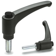 Nastaviteľná rukoväť ERX.108 p-M14x50-C1 - závitový čap vyrobený z pozinkovanej ocele Nastaviteľná rukoväť ERX.108 p-M14x50-C1 - závitový čap vyrobený z pozinkovanej ocele