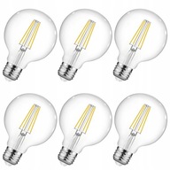E27 LED guľová žiarovka vlákno 8W=60W 800lm Neutrálna 4000K dekoračná Savineo E27 LED guľová žiarovka vlákno 8W=60W 800lm Neutrálna 4000K dekoračná Savineo