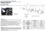 RENNER CRASH PADS YAMAHA XSR 700 kód: T10435 RENNER CRASH PADS YAMAHA XSR 700 kód: T10435