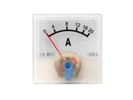 5 ks Analógový meter štvorcový ampérmeter m 5 ks Analógový meter štvorcový ampérmeter m