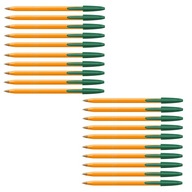 BIC Orange Green 0,8 mm guľôčkové pero Sada 20 ks