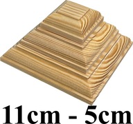 Prístrešky na drevený stĺpik Pyramída typ 11cm - 5cm