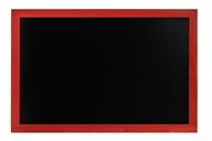 Nástenná kriedová tabuľa 90x60 červená + ZADARMO